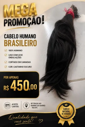 Cabelo humano brasileiro