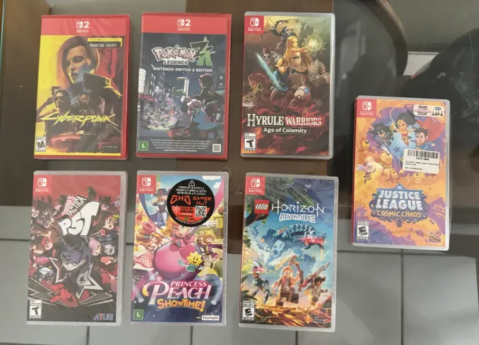 Jogos Nintendo Switch 1 e 2
