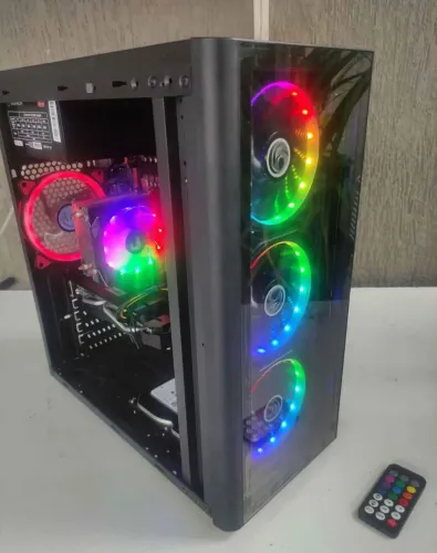 Pc Gamer NOVO - Intel Core i3.90Ghz, 16GB,Vga RX 550 4GB, Ssd 120Gb+HD de 500GB