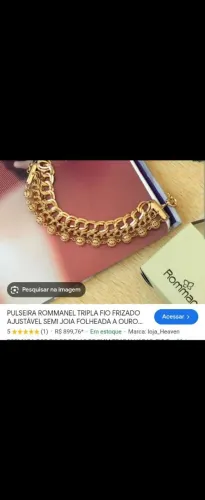 Pulseira romanel linda