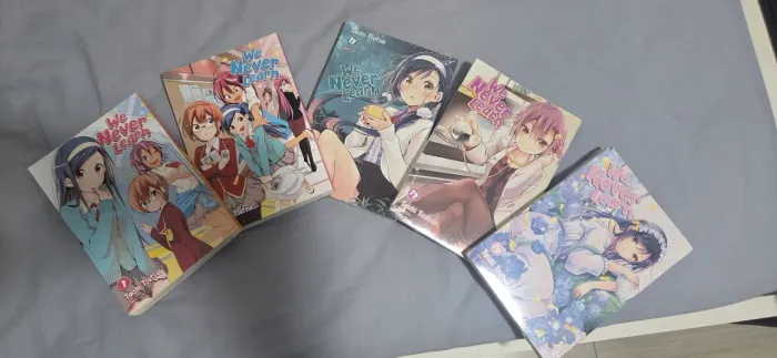 Mangá We Never Learn volumes 1,2,11,13 e 19