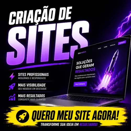 Criação de sites - Entrega rapida