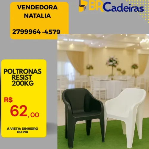 POLTRONA RESIST 200 KG RESISTENTE