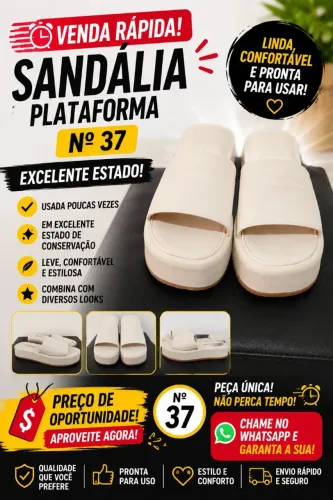 Sandália plataforma Lolla Maria