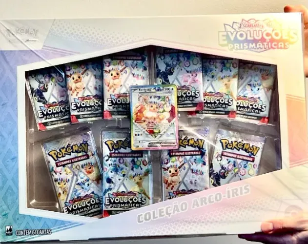 Box Eevee Evoluções Prismaticas