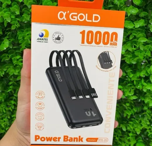 Carregador portátil Power Bank 20000mAh e 10.000mah novos com garantia