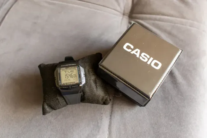 Relógio Casio Vintage Databank Digital Unissex DB-36-1AV