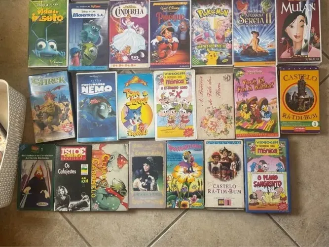 Lote de Fitas VHS Originais Dubladas - Colecionador (ver fotos)