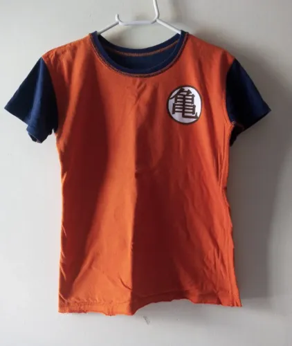 Camiseta Goku Dupla Face 12 anos