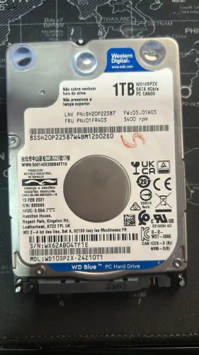 HD WD 1TB para notebook, novissimo!