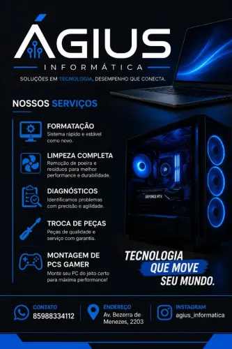 Serviços para PCs e Notebooks