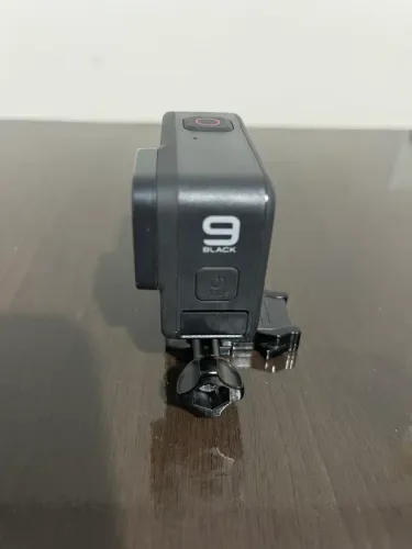 GoPro Hero 9 Black + case, capinha protetora e acessórios.