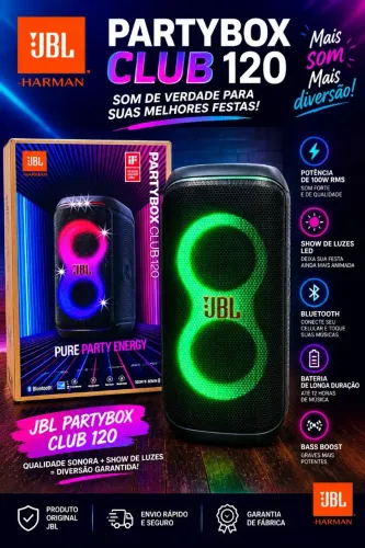 JBL PARTYBOX 120 (VENDO OU TROCO)
