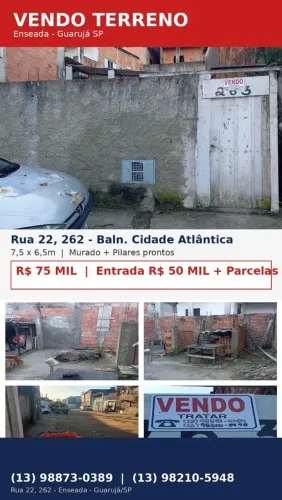 Vende-se terreno