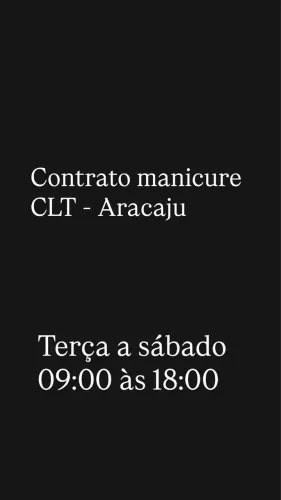 Contrato manicure na 13 de julho 