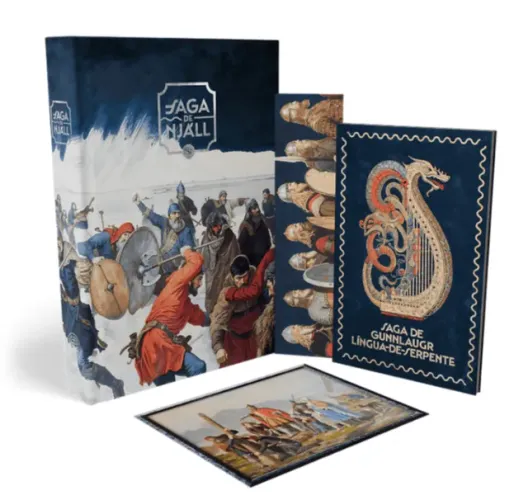 Box Completo A Saga de Njall + Brindes - CLC Clube de Literatura Clássica