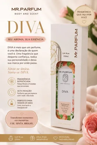 Mr. Parfum (fragrância Diva) preço promocional