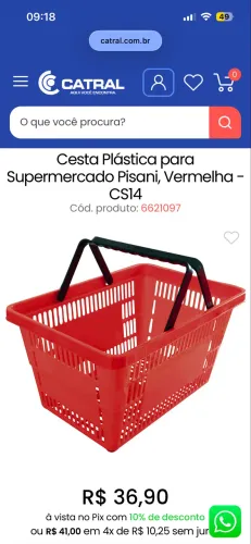 Cesta de Supermecado