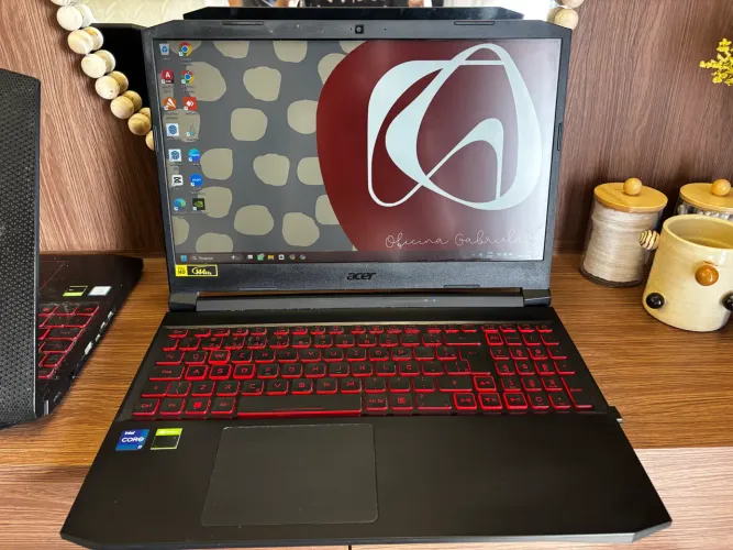 Notebook Acer Nitro 15,6? 8Gb ram GTX 1650 Usado excelente condição!