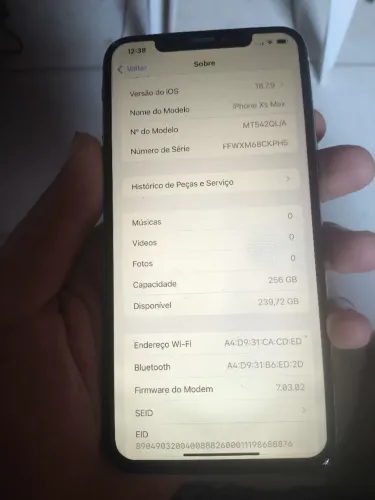 iPhone Xs Max 256 gb