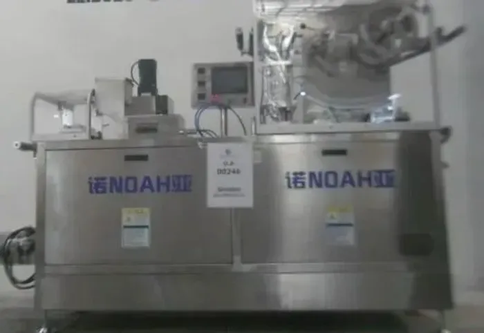 EMBLISTADEIRA DPD 140 FLAT PLATE BLISTER PACKING MACHINE COM SHILLING