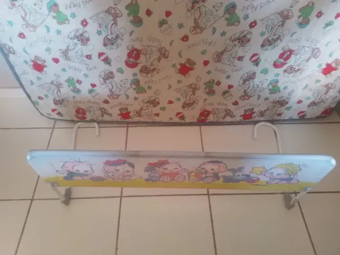 Colchão infantil + Protetor de cama