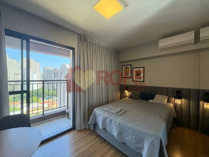 STUDIO 24 M² - LOCAÇÃO - MOBILIADO+LAZER - CAMPO BELO