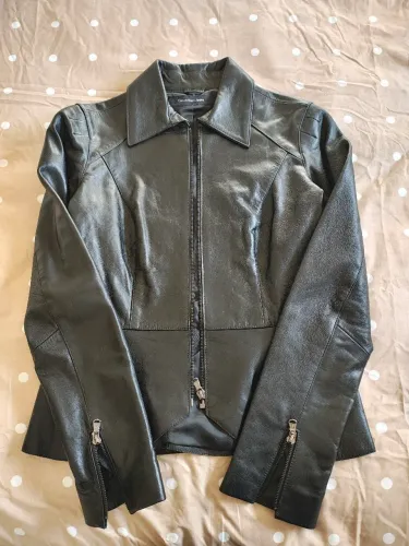 Jaqueta couro de cabra Calvin Klein 38