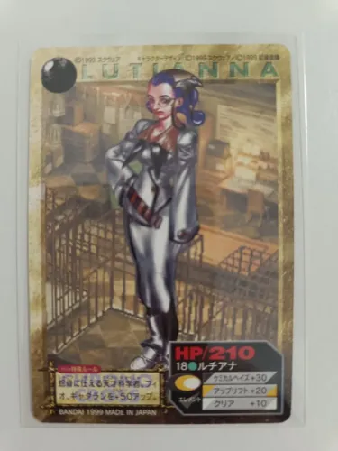 Carta Chrono Cross TCG - Luccia (Lutianna) RARA 1999 Bandai Mint Chrono Trigger Card