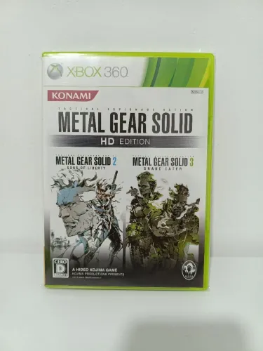 Metal Gear Solid Hd Edition Xbox 369 Japa