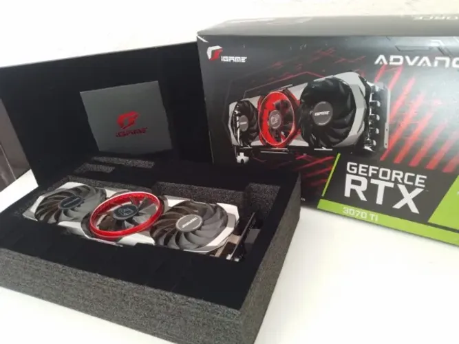 Placa de Vídeo iGame GeForce RTX 3070 Ti Advanced OC 8GB - Colorful