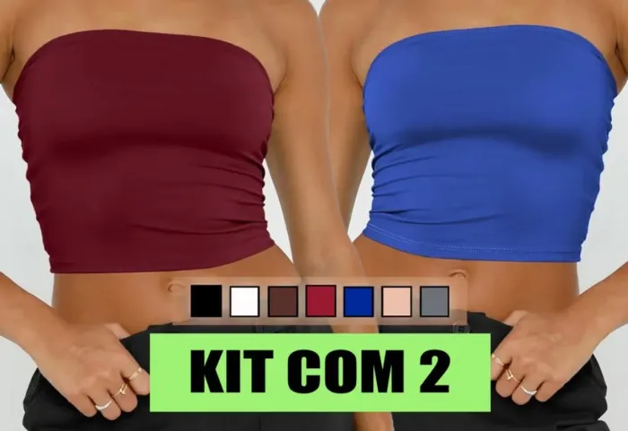 kit dois tomara que caia vinho e azul
