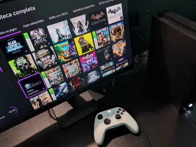 XBOX ONE X 4K + CONTROLE ORIGINAL