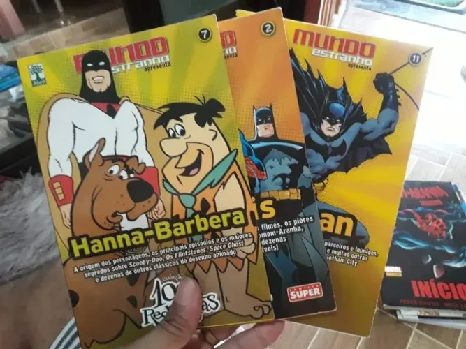 Coleção 100 respostas Mundo estranho Batman, Super heroi e Hannah Barbera