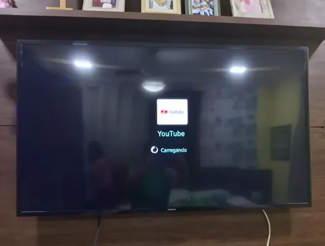 Televisão smart funcionando perfeitamente 