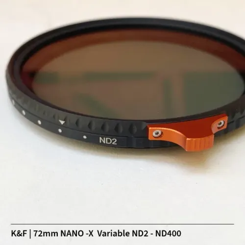 Filtro 72mm K&F NANO -X Variable ND2 - ND400