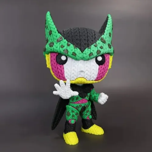 (Sob encomenda) Cell - Edição Ponto Tricotado (Amigurumi Style) 19cm