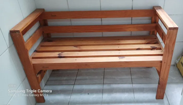 Banco de madeira dupallets