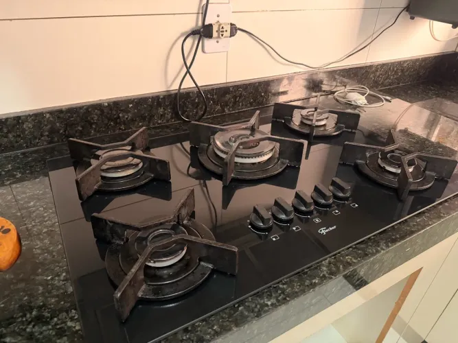Cooktop 5 bocas tripla chama 