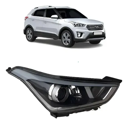 Farol Creta 2018 A 2019 S/led Foco Direcional Cromado Direito/passageiro 