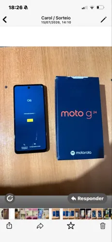 Celular Moto G 24 / Seminovo!