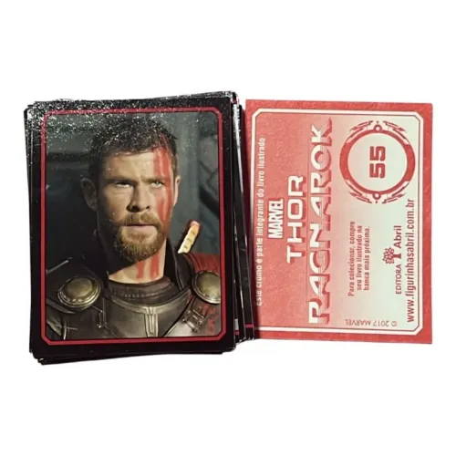 75 figurinhas album thor ragnarok editora abril