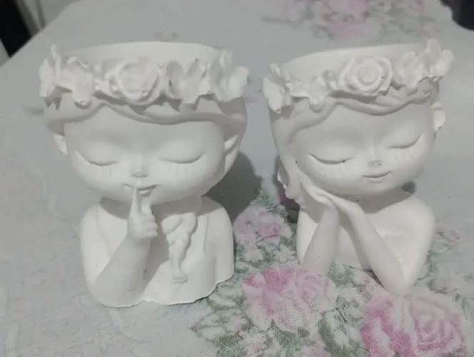 Kit vasinhos de meninas para suculentas 