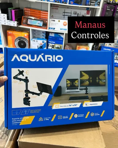 Suporte de Monitor com base para Notebook Aquário