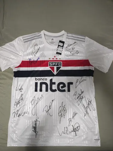 Camisa autografada do São Paulo