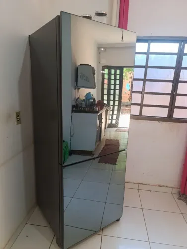 Geladeira Panasonic Espelhada 450L Frost Free - Edição Limitada (Desapego)