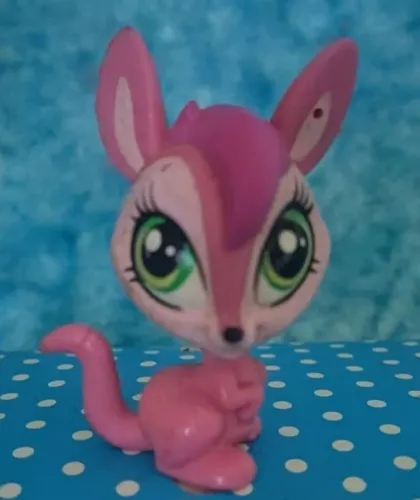 Littlest Pet Shop Original Lola Hopalong Canguru Rosa