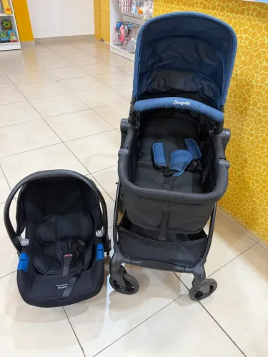 Carrinho+bebê conforto