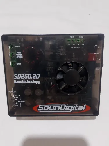 Módulo de som automotivo SD250.2D SounDigital