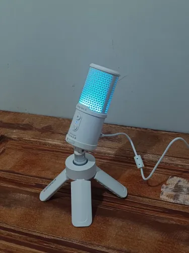 Microfone Condensador Comica Ejoy Uni S Branco